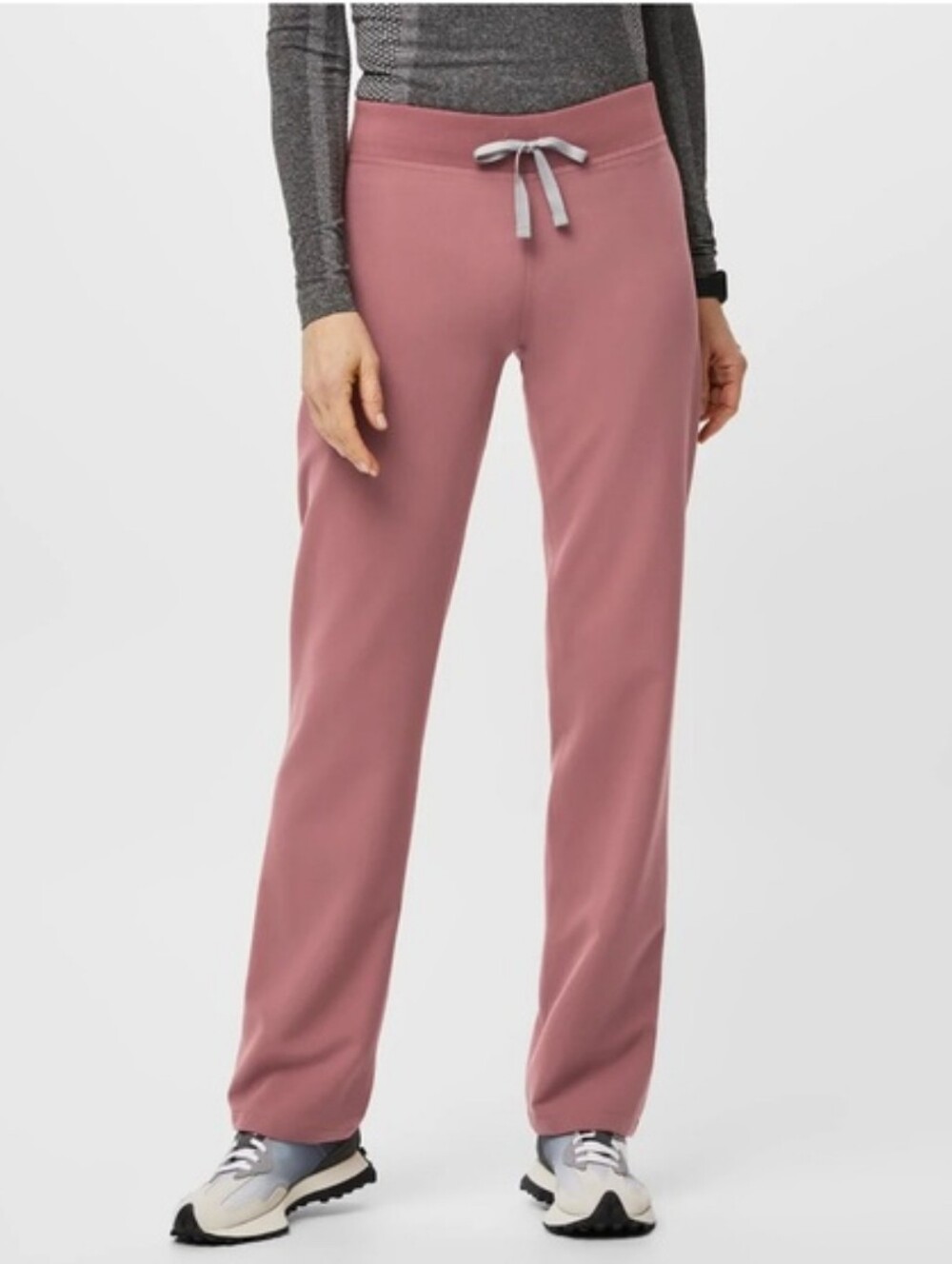 Figs Mauve Livingston Straight Leg Scrub Pants Large Tall